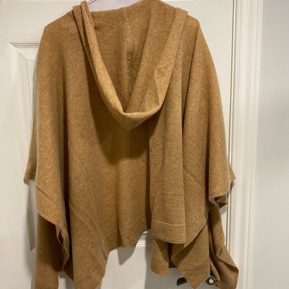 100% Cashmere open Fri t hooded cardigan - Picture 2 of 7